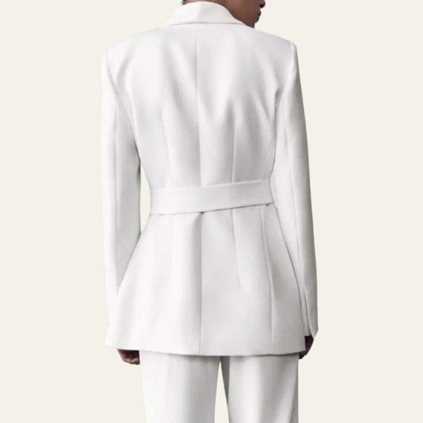 LONDON WHITE CHIQUE BLAZER SET