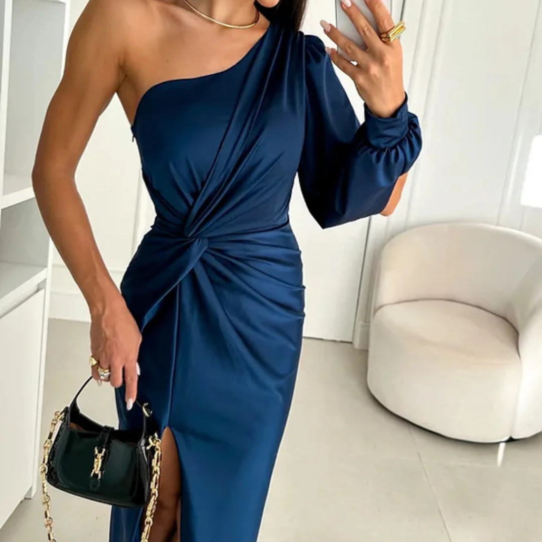 VIENNA SATIN DRESS