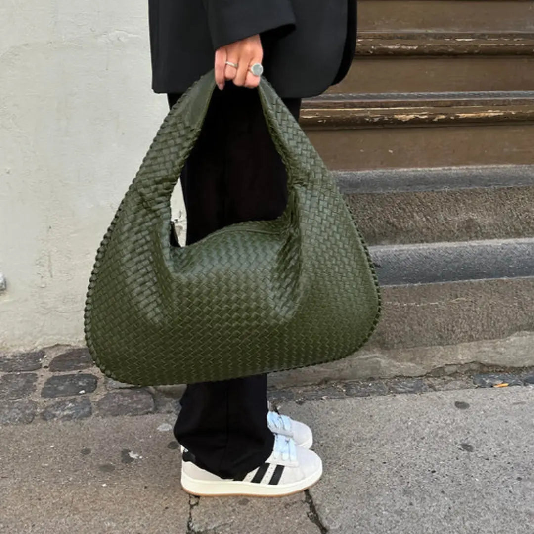 NEWPORT WOVEN SHOULDER BAG