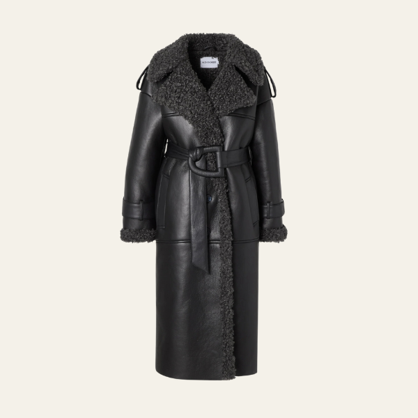 PARIS VEGAN LEATHER COAT