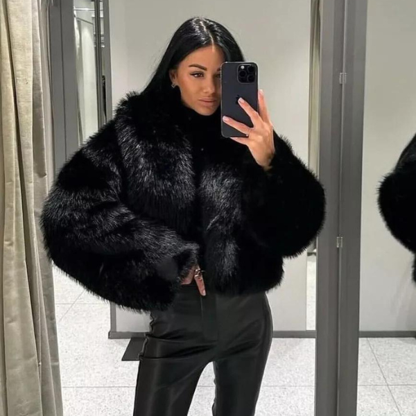 CANNES FAUX FUR JACKET