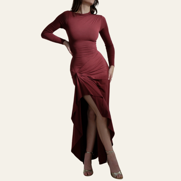 VENICE LONG SLEEVE MAXI DRESS