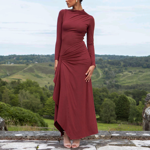 VENICE LONG SLEEVE MAXI DRESS