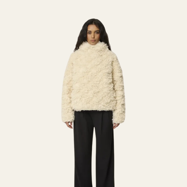 HAMBURG FAUX FUR PULLOVER