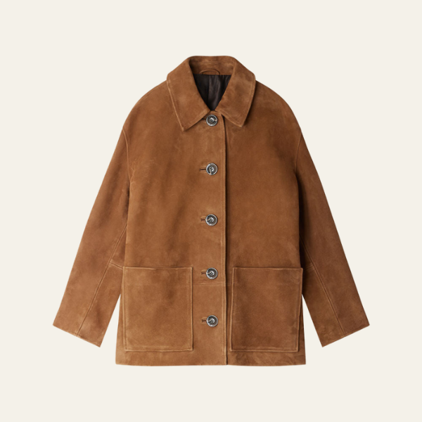 VIENNA SUEDE STATEMENT COAT