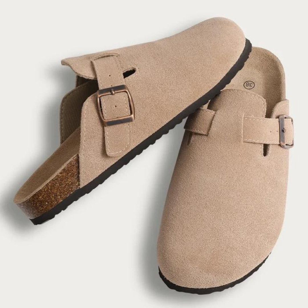 MONTE CARLO SUEDE CLOGS