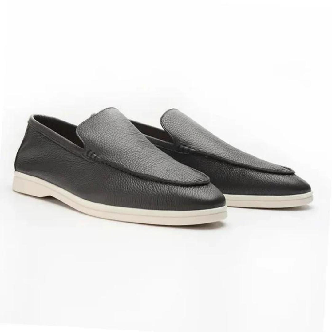 MILAN COWHIDE LEATHER LOAFERS